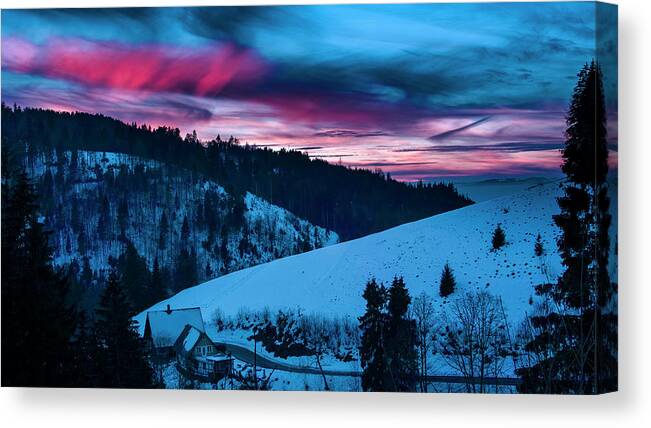  Canvas Print featuring the photograph Sirnitz, Schwarzwald by Ioannis Konstas