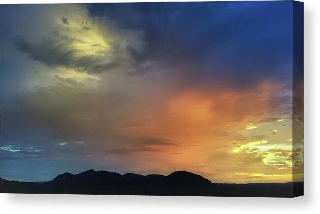Softness Is The Sunset Canvas Print featuring the photograph Softness Is The Sunset by Gene Taylor