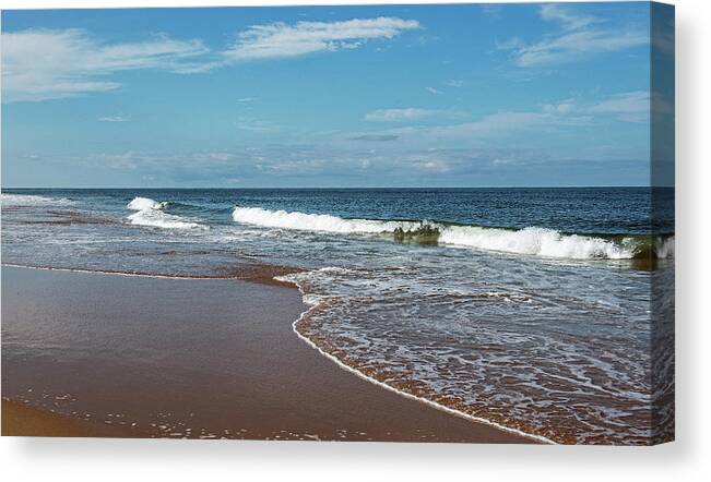 Beaches Canvas Print featuring the photograph Solitude by Jamie Pattison