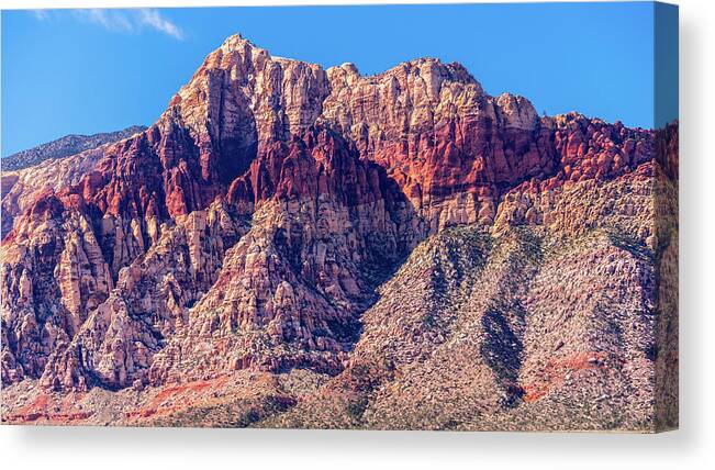 Navajo Indians Canvas Print featuring the photograph Sunset at Red Rock Canyon by Anthony Sacco