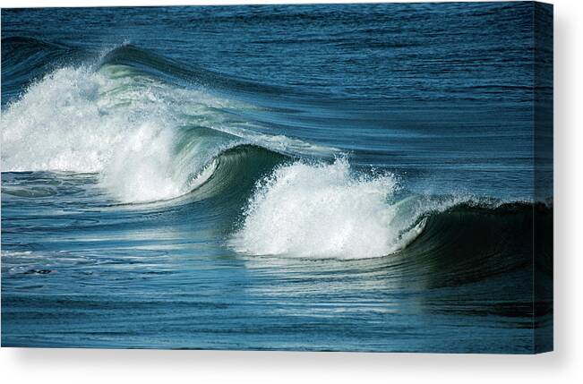 Surf Canvas Print featuring the photograph Surfing Paradise by Jamie Pattison