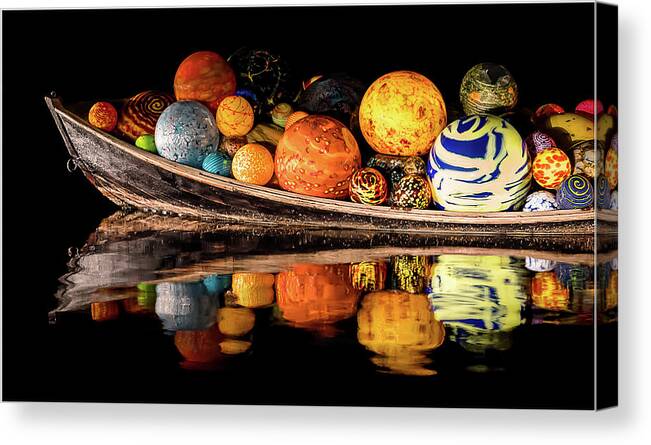 Boat Ride Canvas Print featuring the photograph The Boat Ride by Sylvia Goldkranz