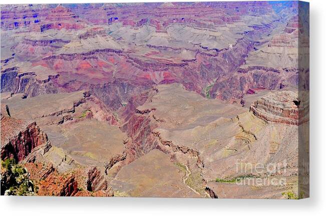 The Grand Canyon Canvas Print featuring the digital art The Grand Canyon by Tammy Keyes