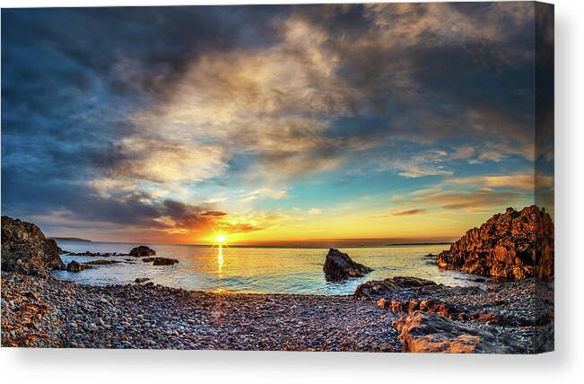 Ireland Canvas Print featuring the photograph The World Awakes by Martyn Boyd