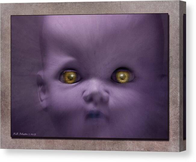 Doll Canvas Print featuring the photograph Doll 3 by WB Johnston