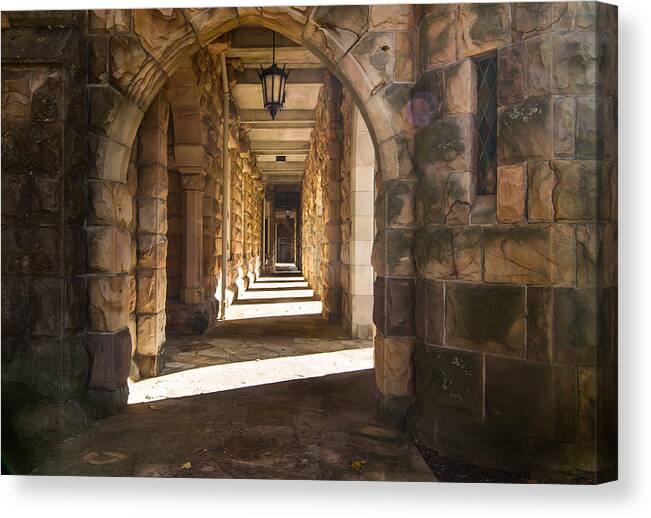 University Of The South Canvas Print featuring the photograph Hallowed Halls by Paula Ponath