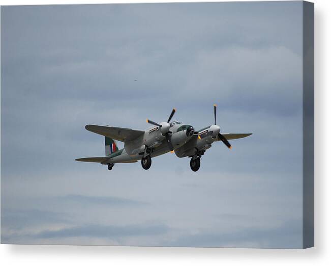 Aviation Canvas Print featuring the photograph Mosquito by Mark Alan Perry