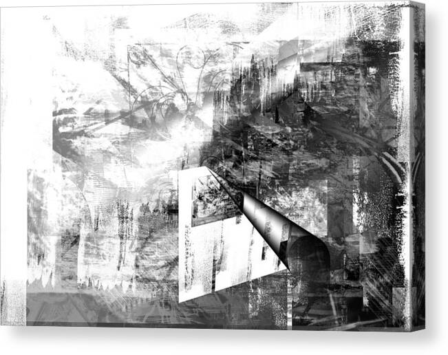 Abstract Canvas Print featuring the digital art Drawing Ideas by Art Di