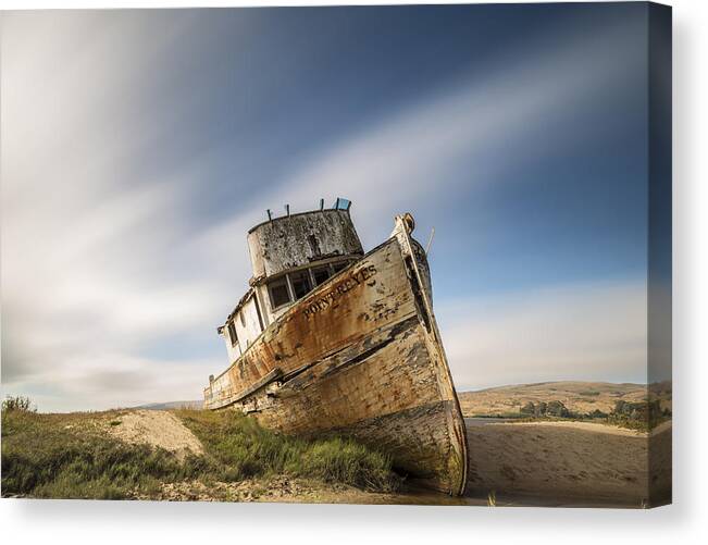 California Canvas Print featuring the photograph Point Reyes Shipwreck #1 by Lee Harland