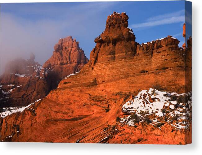 Garden Of Eden Canvas Print featuring the photograph Arches National Park #2 by Douglas Pulsipher