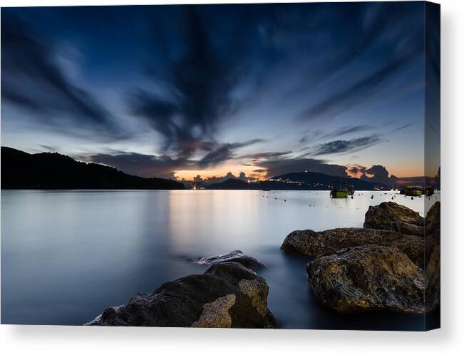 Sea Canvas Print featuring the photograph After the stormy night by Tommaso Di Donato