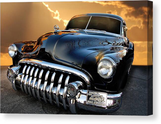 Buick Canvas Print featuring the photograph B Eight Sled by Bill Dutting