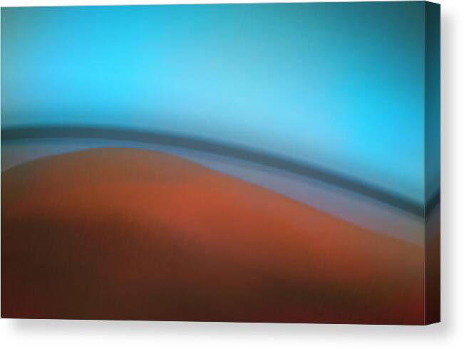 Slope Canvas Print featuring the digital art Slope by Kellice Swaggerty