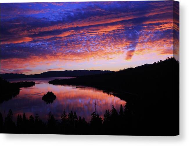 Lake Tahoe Canvas Print featuring the photograph Emerald Bay Awakens by Sean Sarsfield