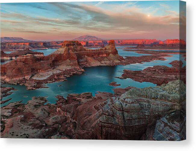 Alstrom Point Canvas Print featuring the photograph Desert Waterworld by Guy Schmickle