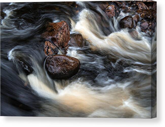 Canada Canvas Print featuring the photograph Like a Rock by Doug Gibbons
