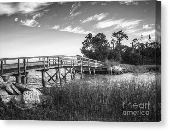 Bridge Canvas Print featuring the photograph New Beginning by Tim Wemple