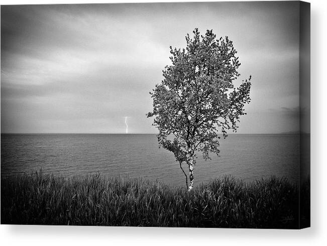 Lake Superior Canvas Print featuring the photograph One on One by Doug Gibbons