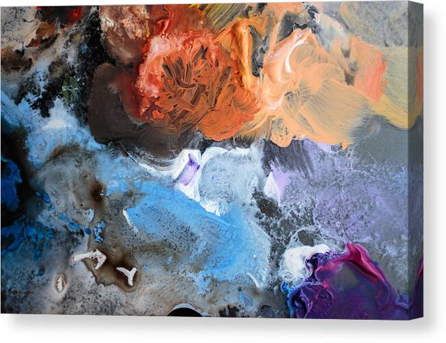 Modern Canvas Print featuring the photograph Pallet 6 by Matthew Pace