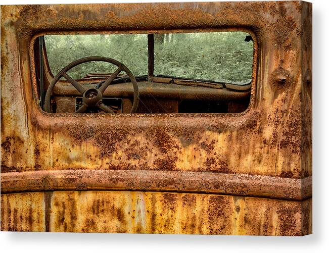 Delaware Water Gap Canvas Print featuring the photograph Rusted by Sara Hudock