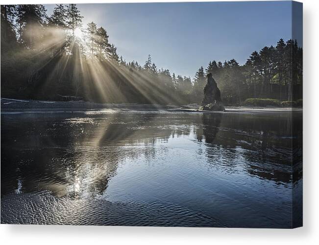 Art Canvas Print featuring the photograph Spoon of Morning Light by Jon Glaser