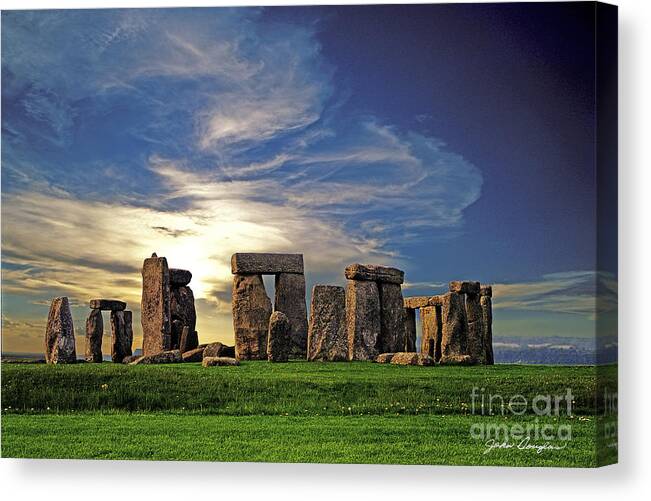 Stonehenge Canvas Print featuring the photograph Stonehenge by John Douglas