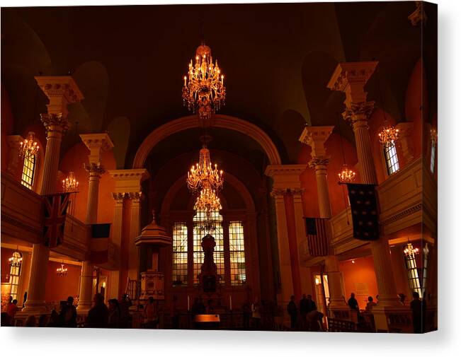 St. Pauls Church Canvas Print featuring the photograph St Pauls Church by Stacie Siemsen