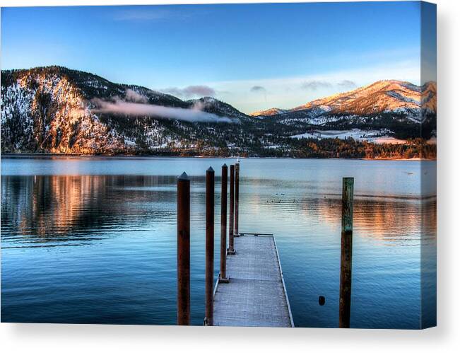 Lake Chelan Canvas Print featuring the photograph Wapato Point by Spencer McDonald