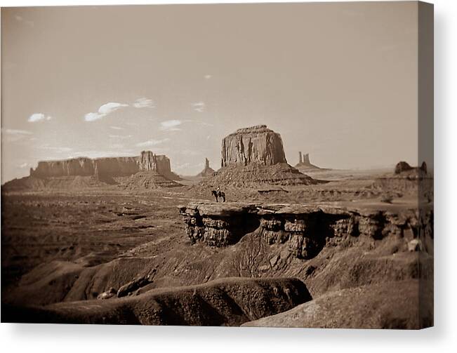 American Canvas Print featuring the photograph West Oo4 by Matthew Pace