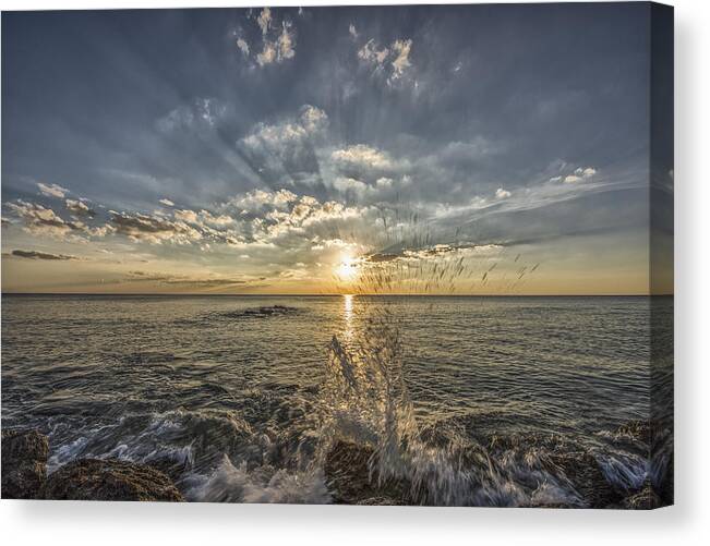 Art Canvas Print featuring the photograph Your My Sun by Jon Glaser