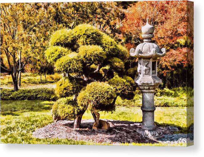 Zen Canvas Print featuring the photograph Zen Garden by Anthony Citro