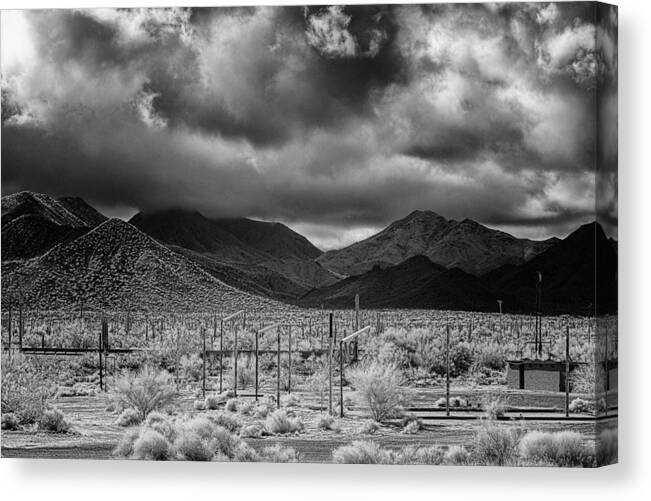 Papago Canvas Print featuring the photograph Papago Reservation by Hugh Smith