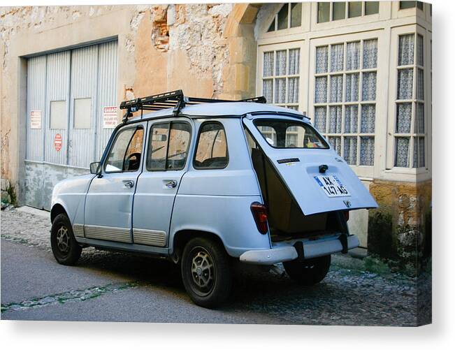 Renault 4 Car Canvas Print featuring the photograph Renault 4 by Georgia Clare
