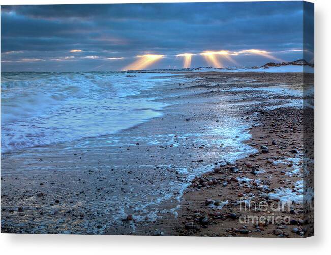 Cape Cod Canvas Print featuring the photograph Storm and Hope by Susan Cole Kelly