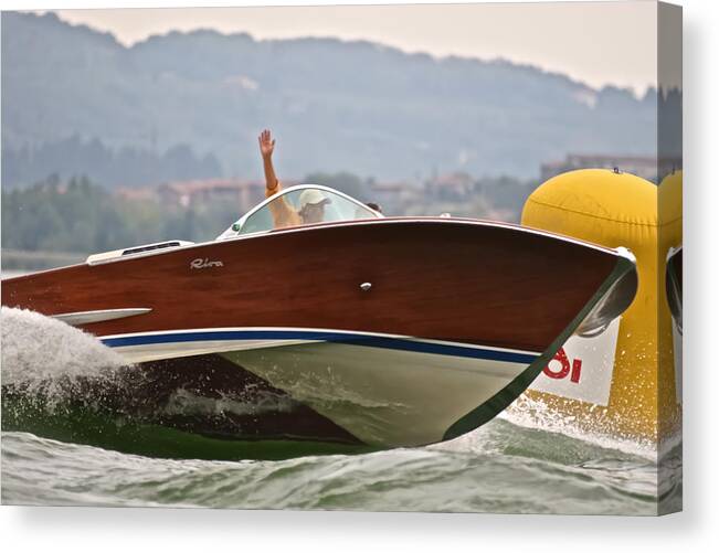 Riva Canvas Print featuring the photograph Riva Olympic #3 by Steven Lapkin