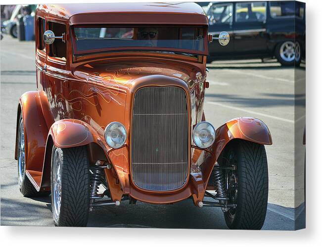 Rodded Canvas Print featuring the photograph 30 Ford Tudor by Bill Dutting