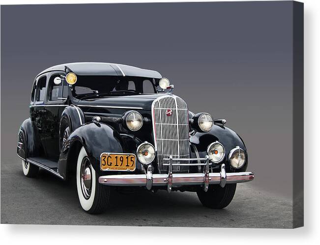 Restored Canvas Print featuring the photograph 36 Buick 8 sedan by Bill Dutting