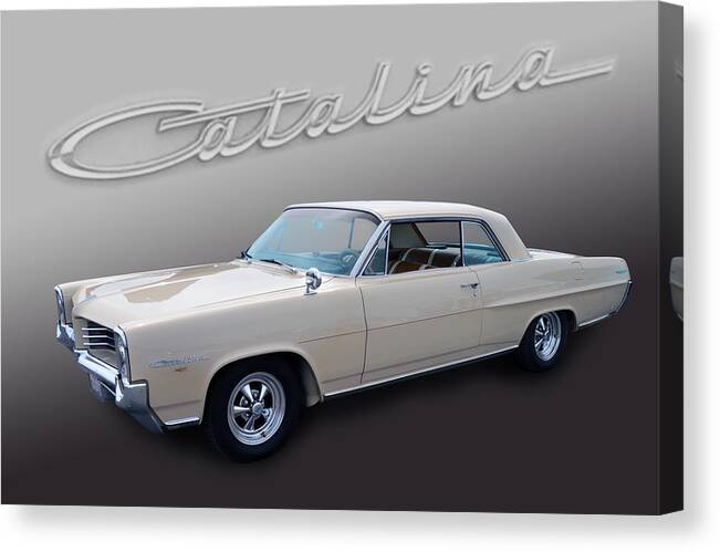 Pontiac Canvas Print featuring the photograph 64 Catalina by Bill Dutting