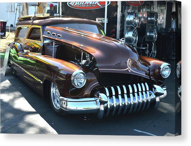 Buick Canvas Print featuring the photograph Brown Buick Woody by Bill Dutting