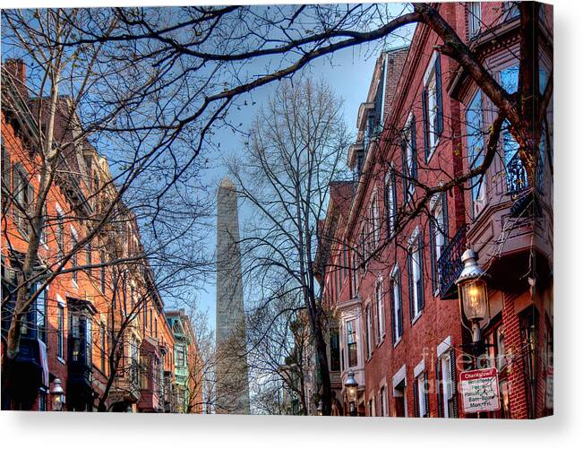 April Canvas Print featuring the photograph Bunker Hill by Susan Cole Kelly