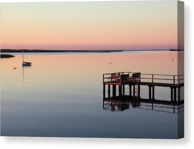 Calm Canvas Print featuring the photograph Calm Waters by Roupen Baker