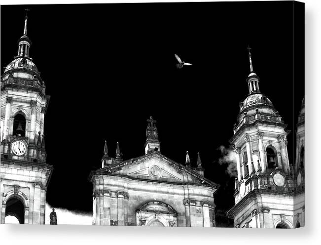 John Rizzuto Canvas Print featuring the photograph Colombian Cathedral by John Rizzuto