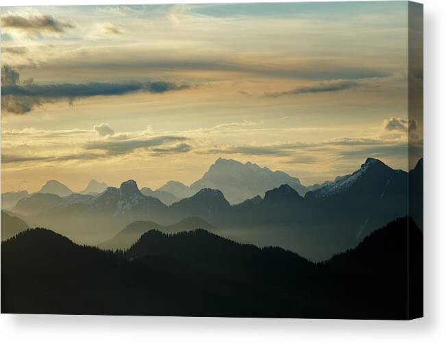 Canada Canvas Print featuring the photograph View From Mount Seymour #1 by Rick Deacon