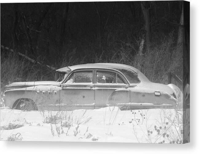 Cars Canvas Print featuring the photograph Family Car.. by Al Swasey
