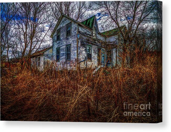 Abandoned Canvas Print featuring the photograph Ghosts of the Past by Roger Monahan
