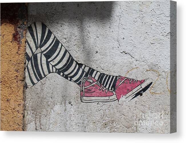 Fun Canvas Print featuring the photograph Graffiti by Lynn England