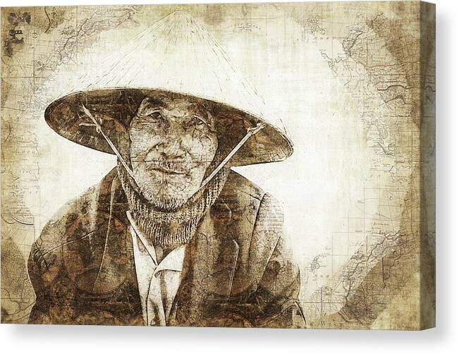 Vietnam Canvas Print featuring the photograph Hoi An Gent by Cameron Wood