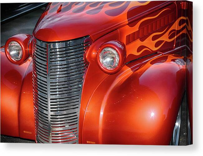 Chevy Canvas Print featuring the photograph Hot Nose by Bill Dutting