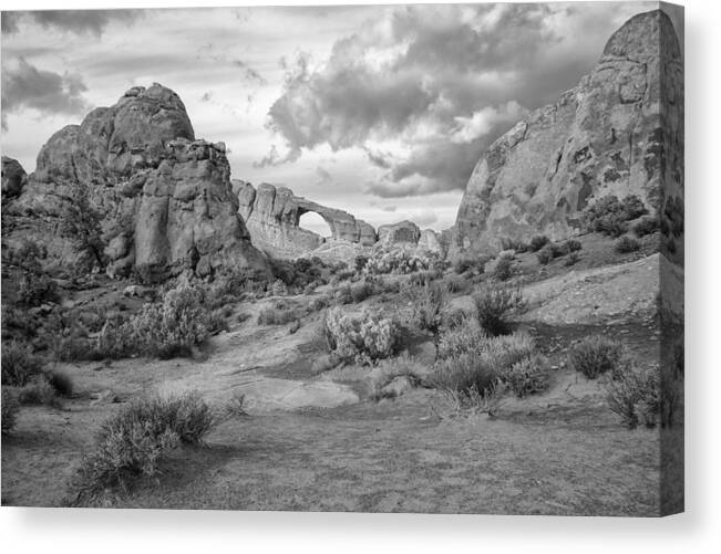Arches Canvas Print featuring the photograph Into the Open by Jon Glaser