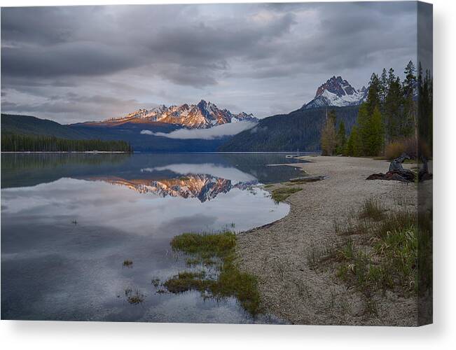 Nature Canvas Print featuring the photograph Morning Kiss by Idaho Scenic Images Linda Lantzy